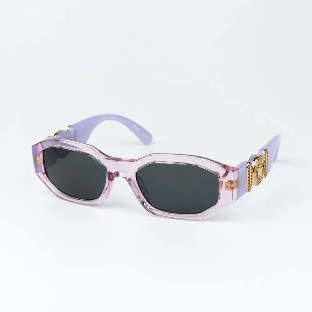 Versace KIDS Sunglasses Transparent Lavender Grey Rectangle VK4429U 552687